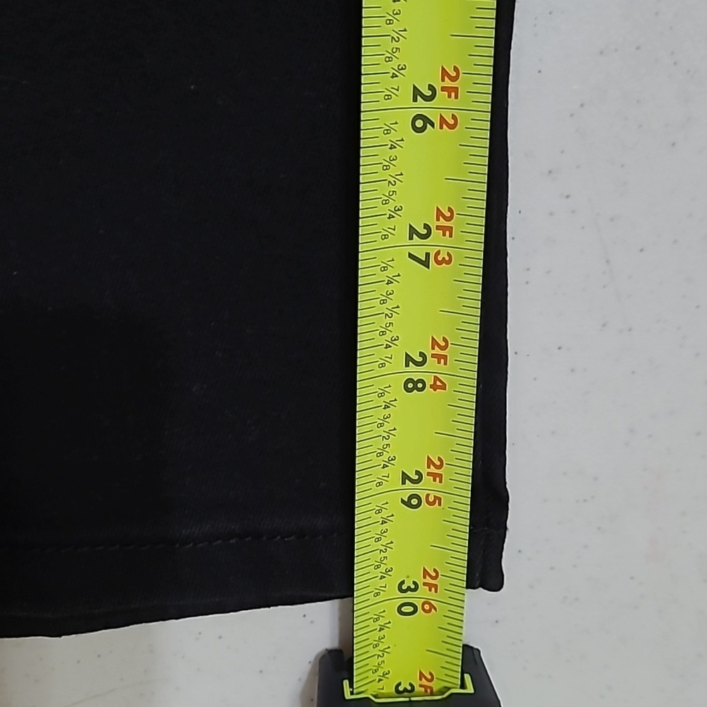 NWT Allison Daley Black Slim Straight Pullon Jeans size 24W - Picture 7 of 8